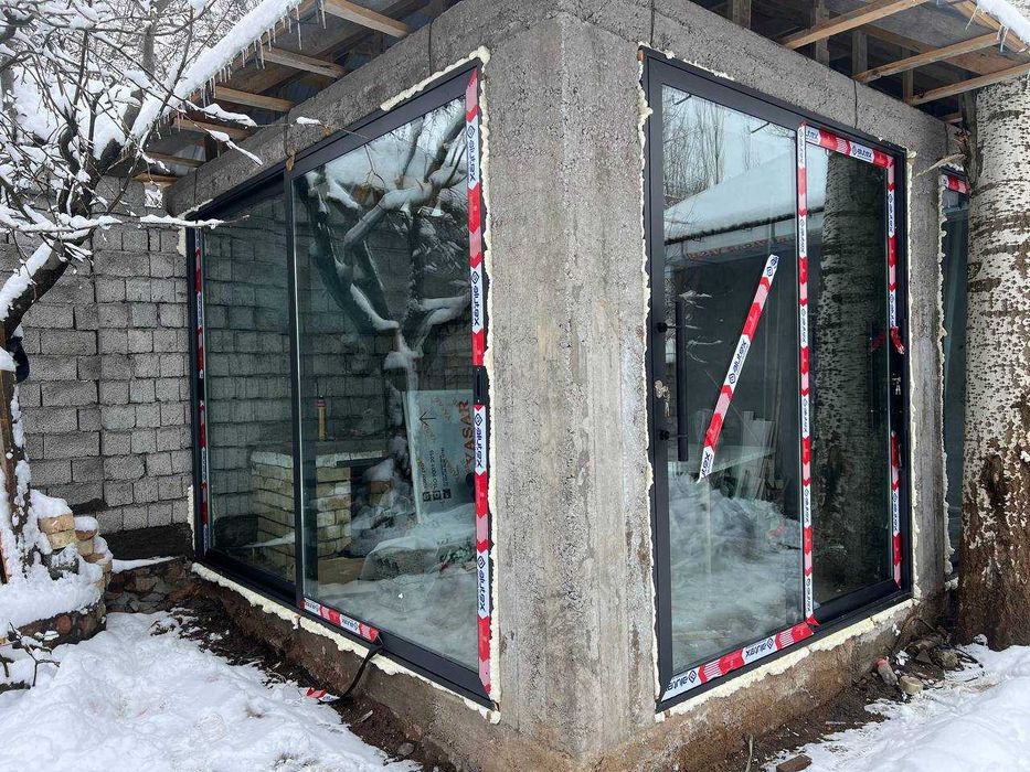 Установка окон и дверей из Акфа, Экопен, Энгелберг, Термо