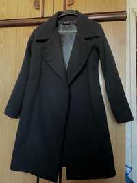 Черно велурено палто
