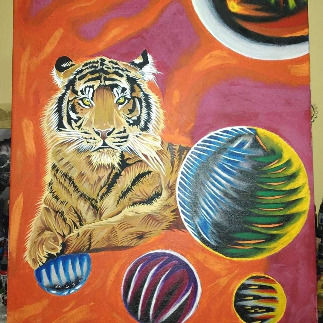 Pictura Tigru cosmic