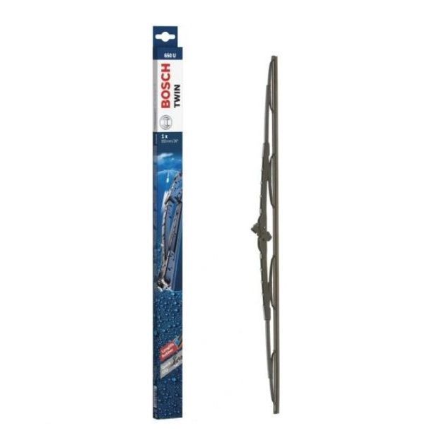 Lama stegator parbriz Chrysler, Citroen, Fiat, Ford, Mazda, Honda, Hyundai, Iveco, Kia, Lexus, Mercedes, Nissan, Peugeot, Smart, Toyota, Suzuki, Renault, Bosch, fata, 650 mm, 1 buc