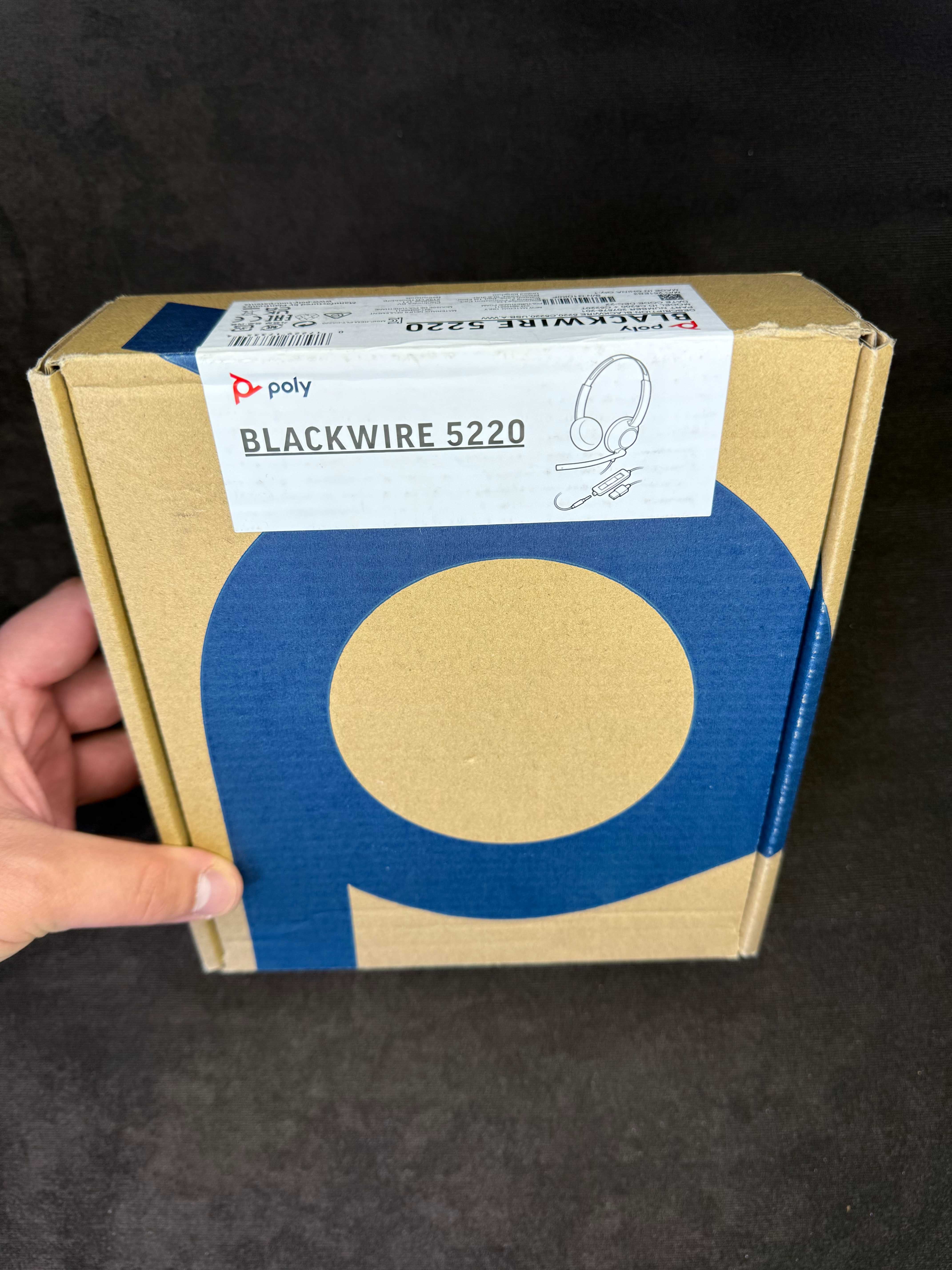 Слушалки Poly Blackwire 5220