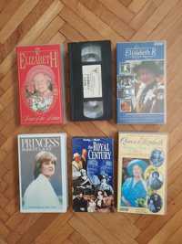Set de 6 casete VHS   despre istoria regalitatii in Marea Britanie