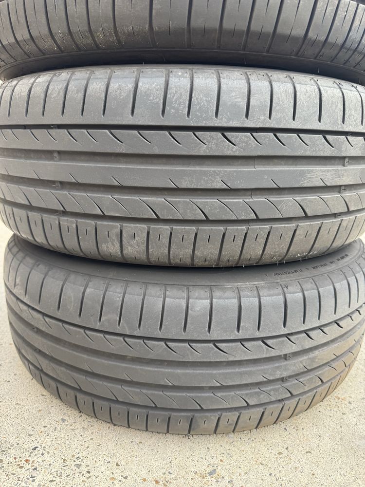 Jante aluminiu originale VW 16“ echipate cu anvelope vara 205/55/16