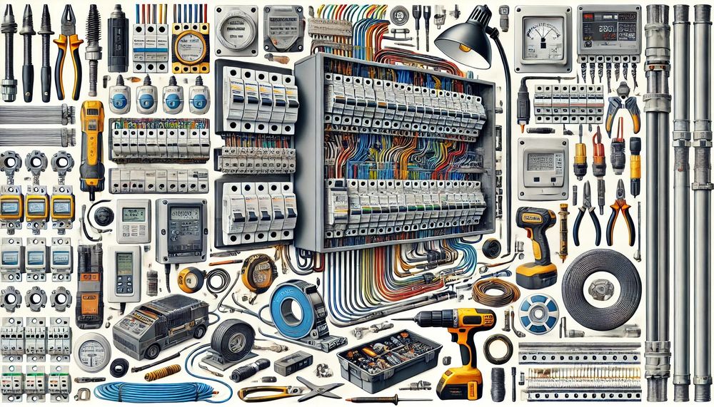Vânzare echipamente electrice complete pentru construcții civile