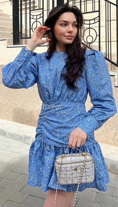 Платье синий новый