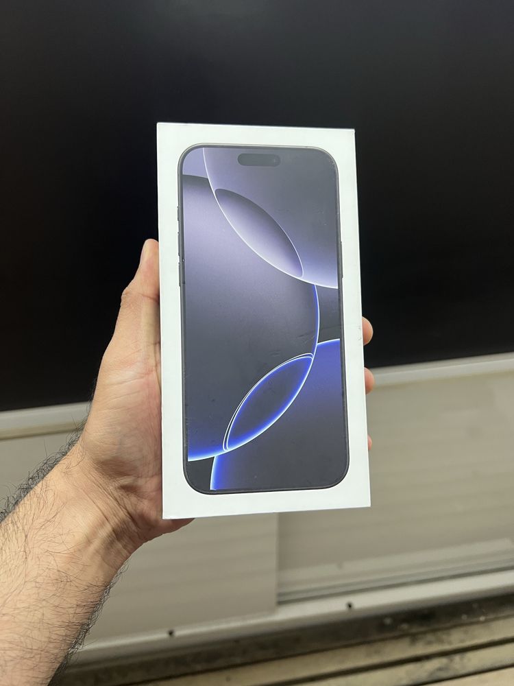 Iphone 16 pro max black sim karta!