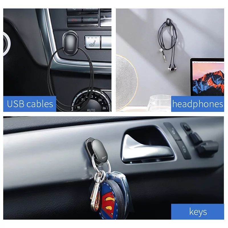 BASEUS car hooks organizer