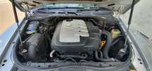 Motor complet fara anexe Vw Touareg 7L facelift an 2008 motor 2.5 tdi BPE BAC 128 kw 174 cp cutie viteza manuala far faruri stanga dreapta xenon pompa inalta inalte grup diferential fata spate compresor clima ac electromotor dezmembrez dezmebrari piese