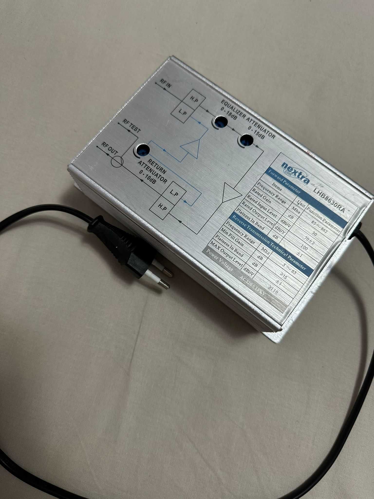 Amplificator bidirectional Nextra LH8630RA, CATV VHF/UHF+INTERNET