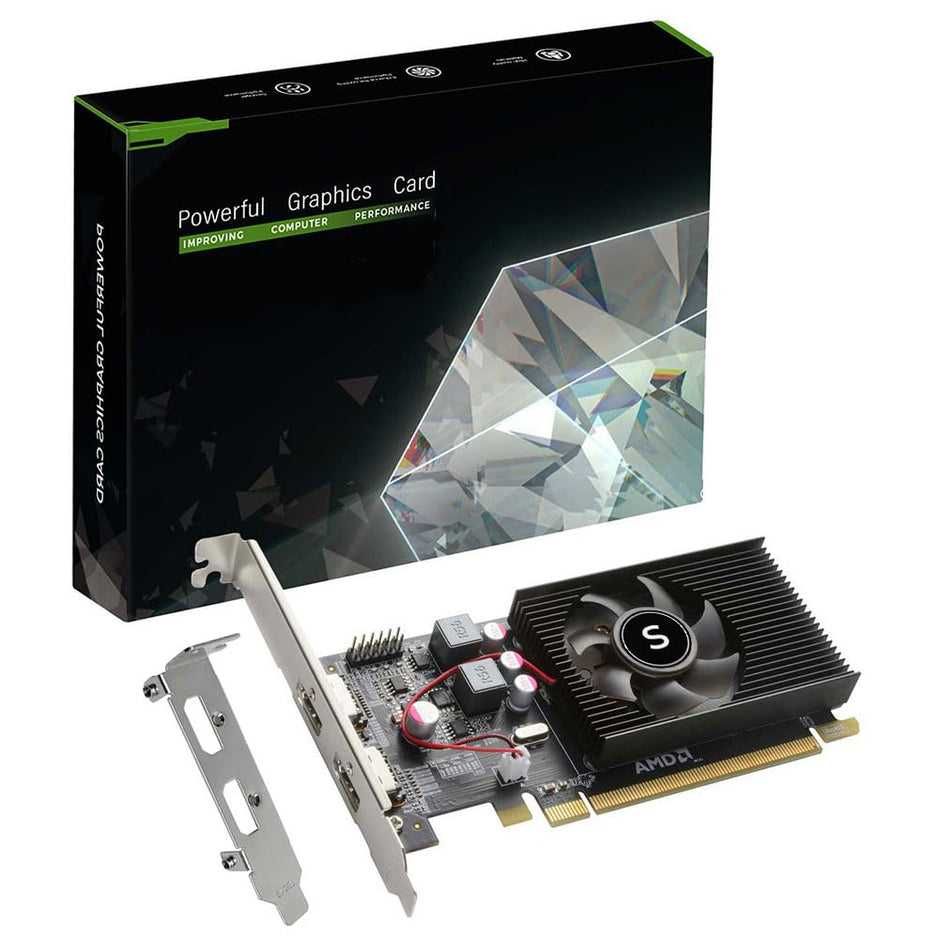 Placa video SAPLOS Radeon HD 6570 2 HDMI, 1GB GDDR3 64-bit Low Profile