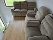 Set 2 fotolii + canapea-  cu recliner