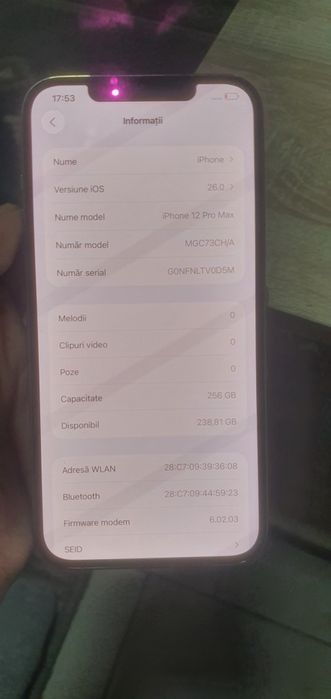 Iphone 12 Pro Max 256gb 99% baterie