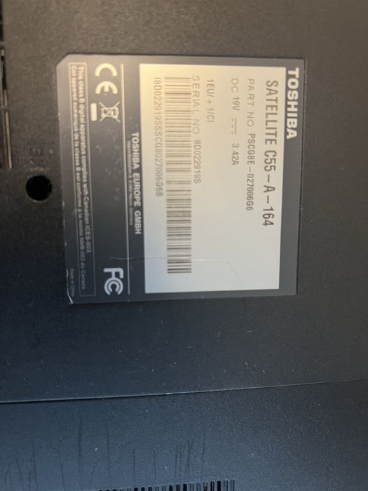 Laptop Toshiba Satellite C55-A-164