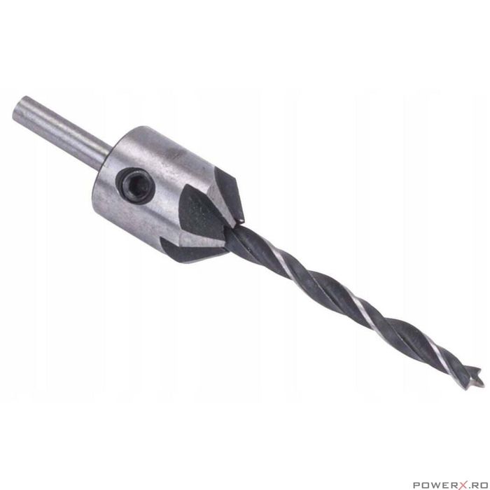 Set 4 burghie pentru lemn, 45 grade 3-93 mm, Powermat