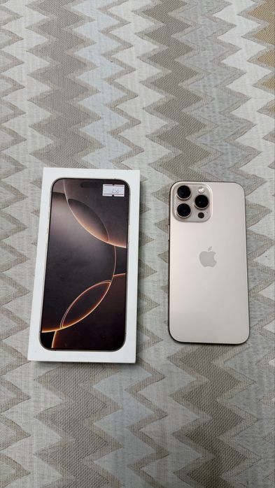 iPhone 16 pro max 256 gb desert titanium