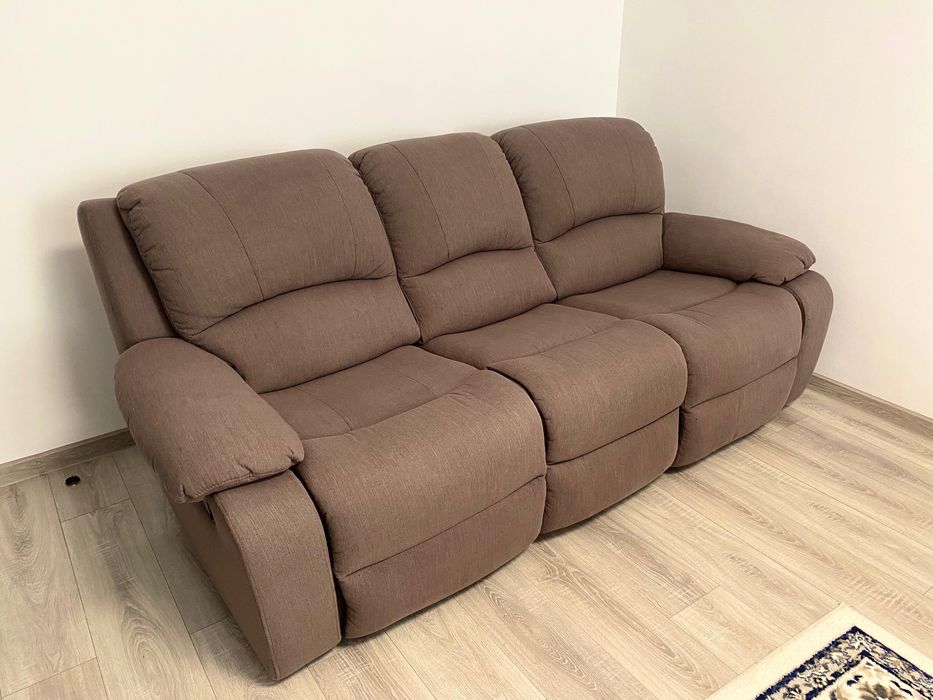 Canapea recliner 3 locuri