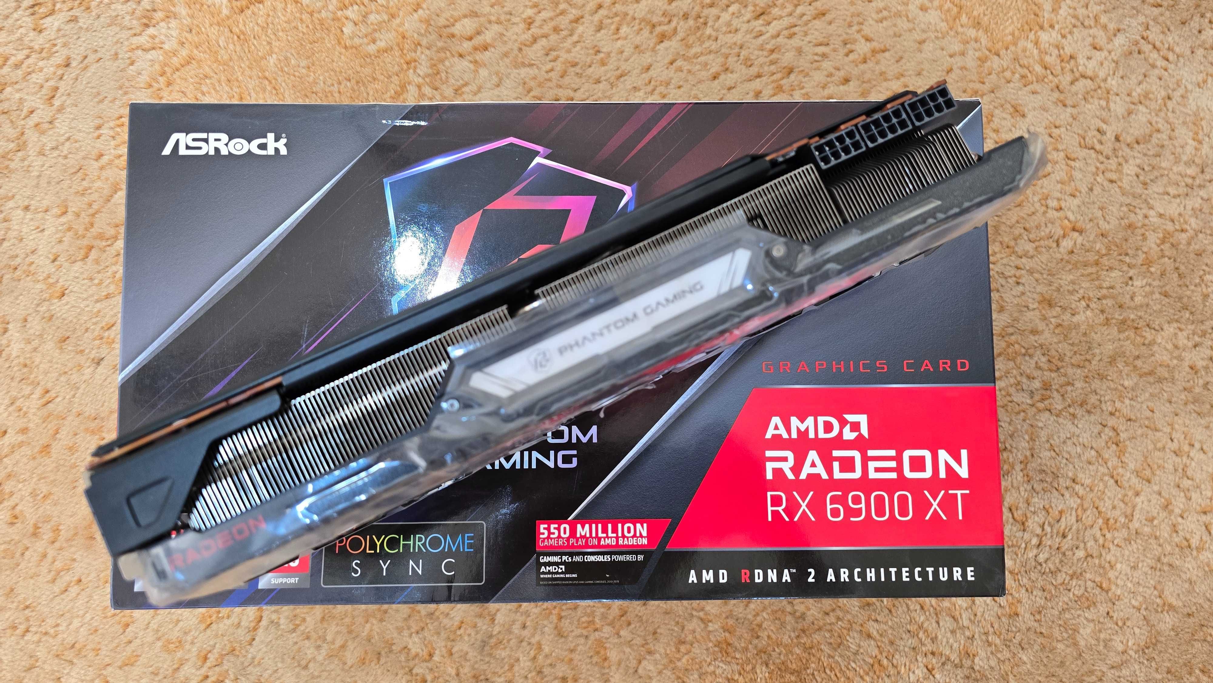 Видеокарта ASRock AMD Radeon RX 6900 XT Phantom Gaming OC 16Gb