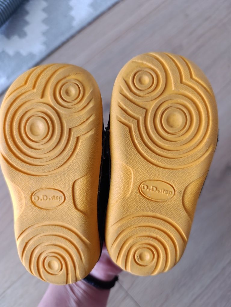 Pantofi  DD Step sport din piele  pentru baieti, 20, Albastru
