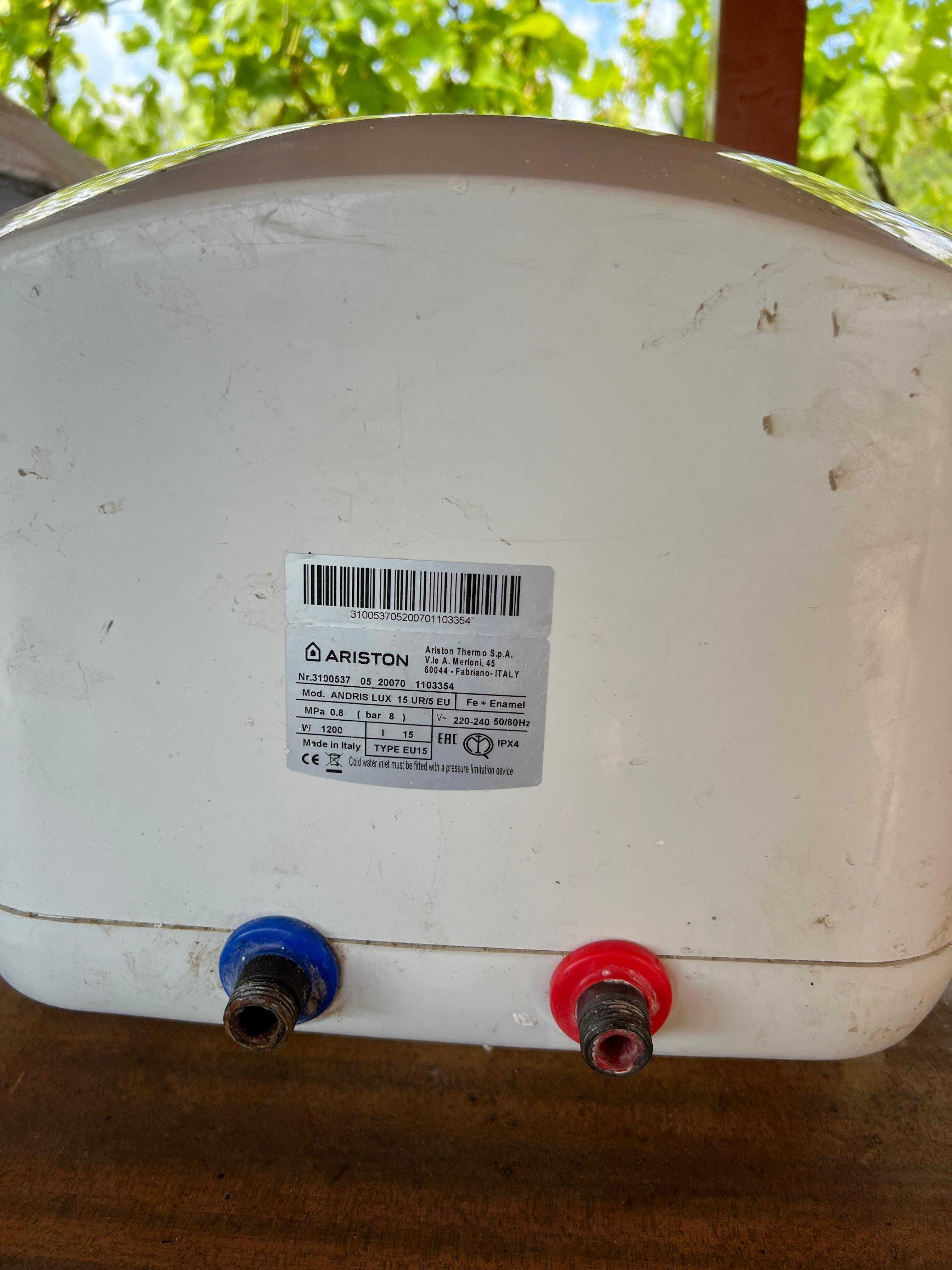 Vand Boiler electric Ariston Andris LUX 15 EU, 15 l, 1200 W