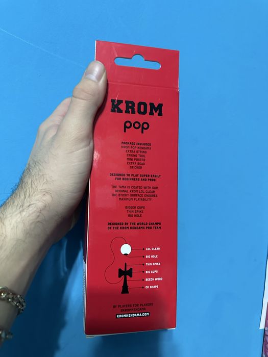 Kendama krom pop noua