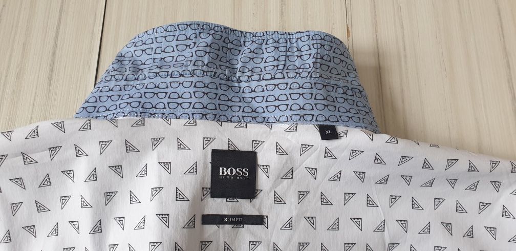 Hugo Boss Magneton_1 Stretch Cotton Slim Fit  XL НОВО! ОРИГИНАЛНА Риза