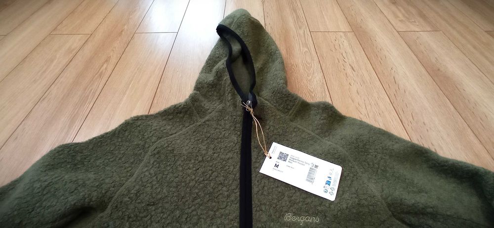 ЧИСТО НОВ! Вълнен суитшърт, вълнен полар Bergans Vaagaa Merino Terry