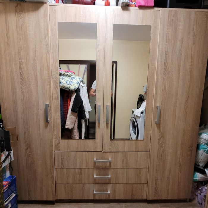 Dulap VELLERUP 200x200 stejar deschis