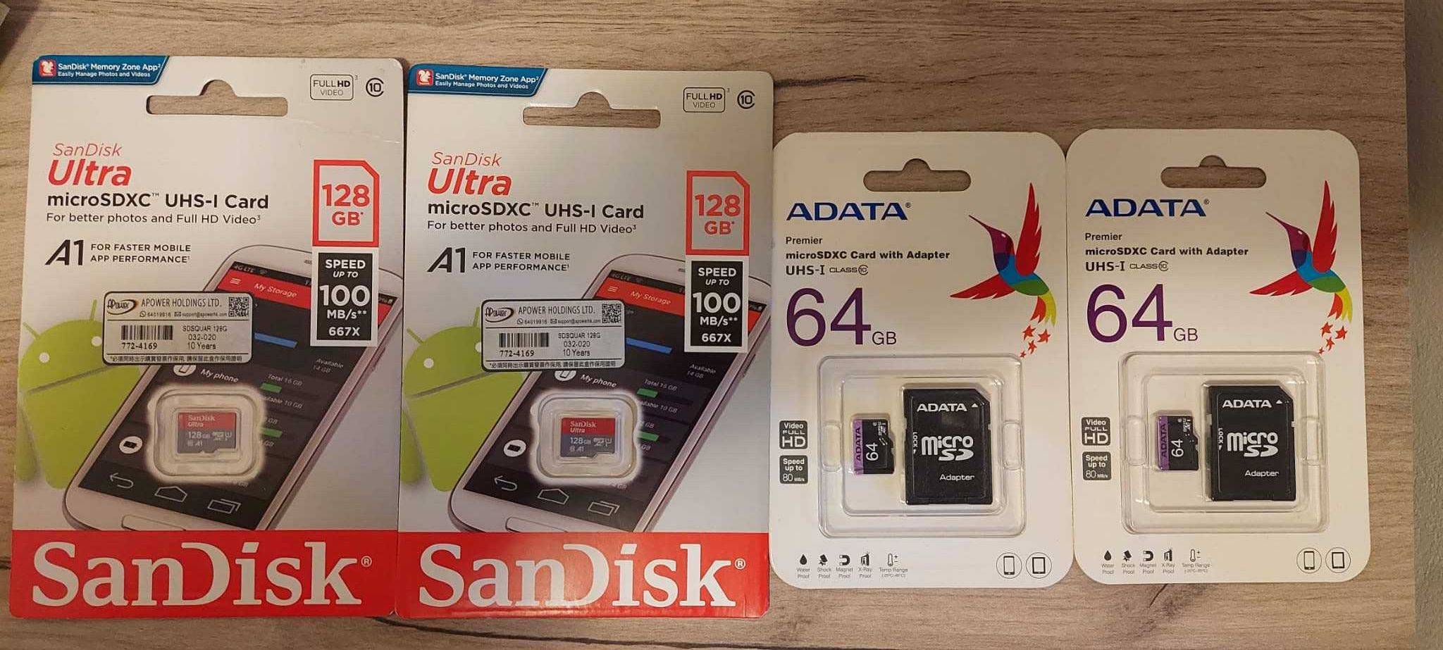 Card micro SD 64 sau 128 gb