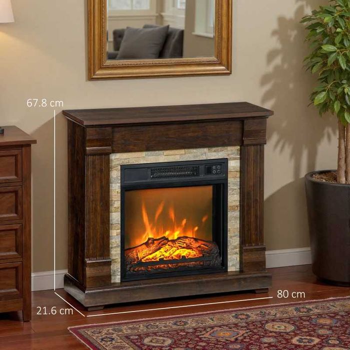 Semineu Electric de Podea cu Timer