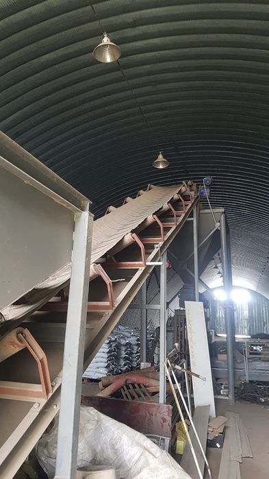 Конвейер ленточный. Бункера.