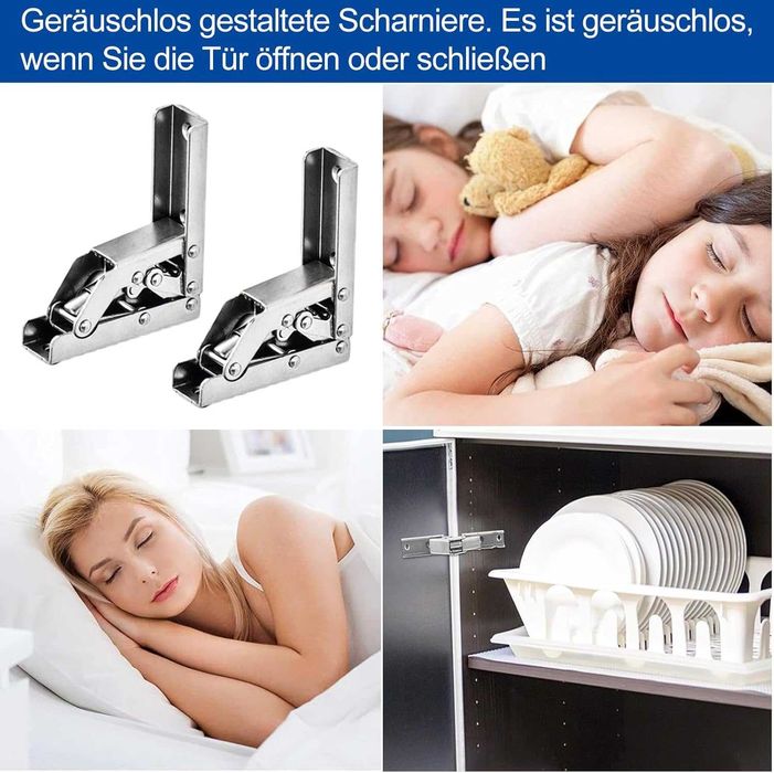 Balamale usa dulap masa cu amortizor si suruburi, 90°, 68mm, set de 2