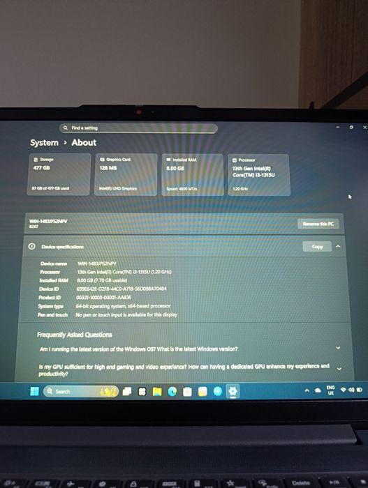Lenovo Laptop 13-avlod
