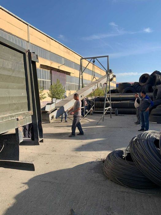 Шнек для погрузки и разгрузки цемента из вагонов в цементовоз