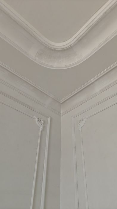 Установка багет. Покраска