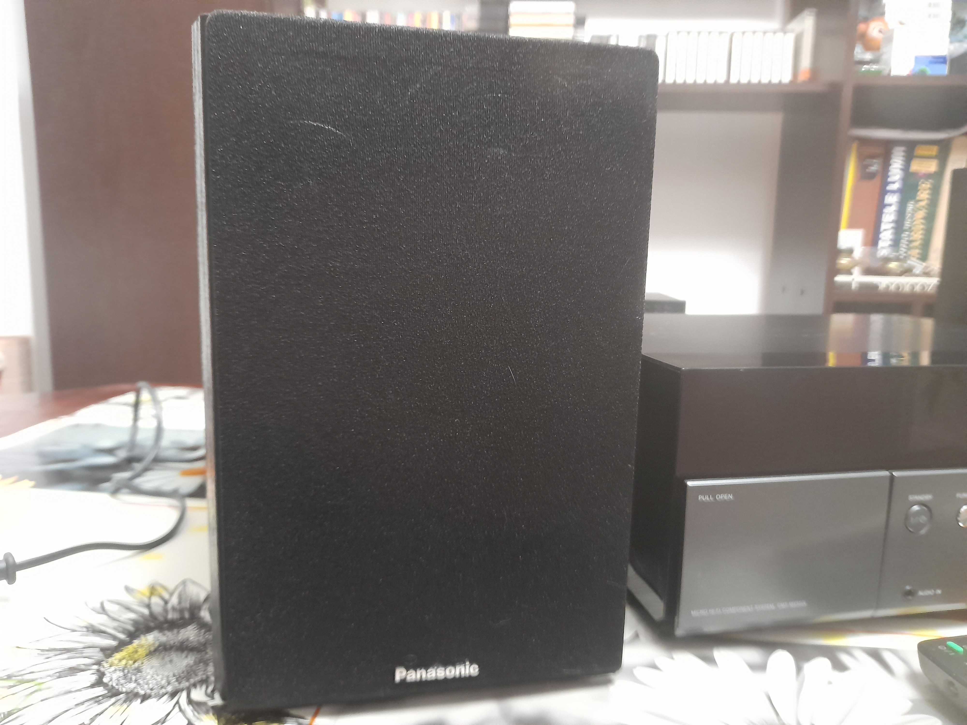 Minisistem audio Sony cu boxe Panasonic pe 3 cai