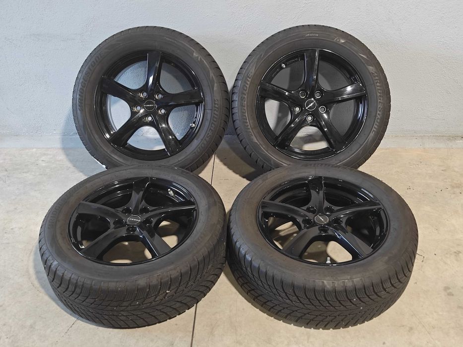 Roti/Jante 17 cu anvelope de iarna 225/55R17 BMW X1 X2 MINI 7J ET 47