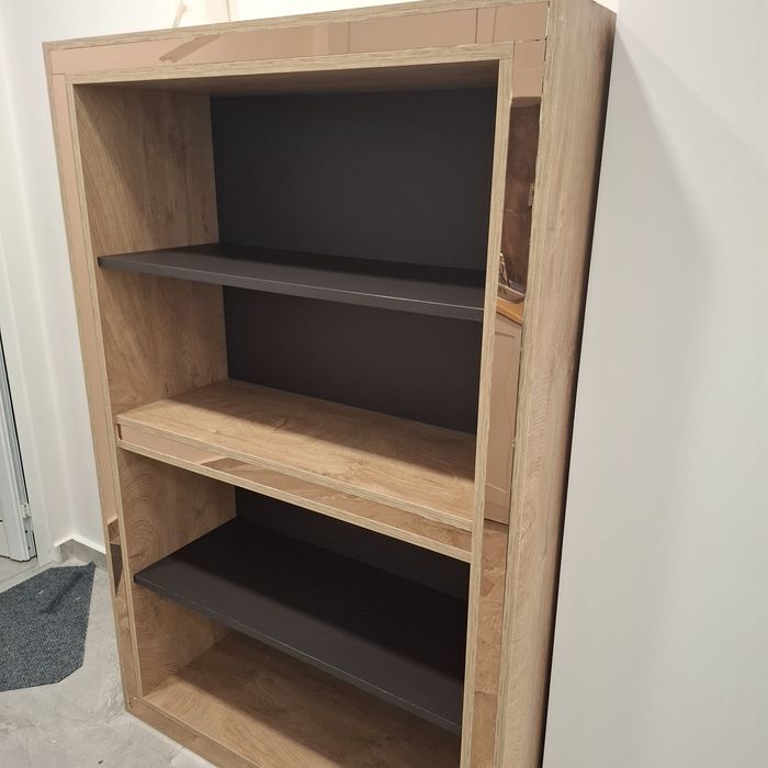 Полица мдф и розово златонова