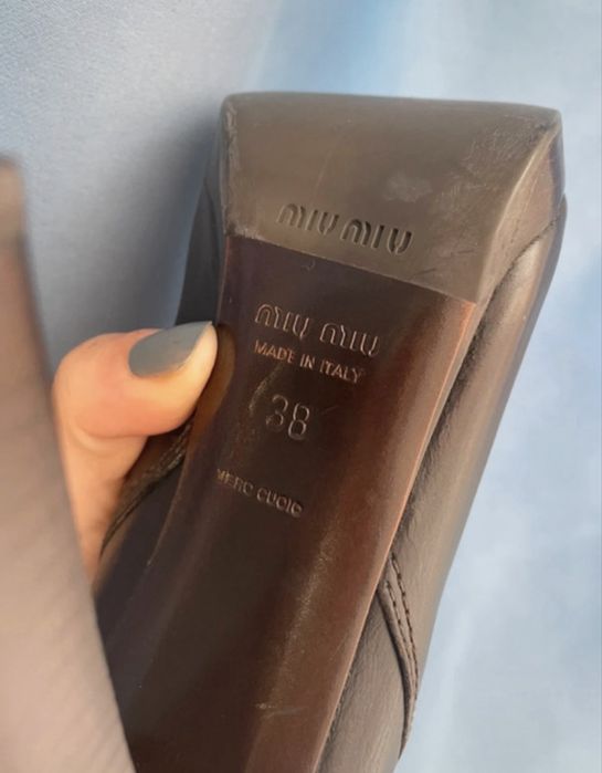 Ghete designer Miu Miu originale