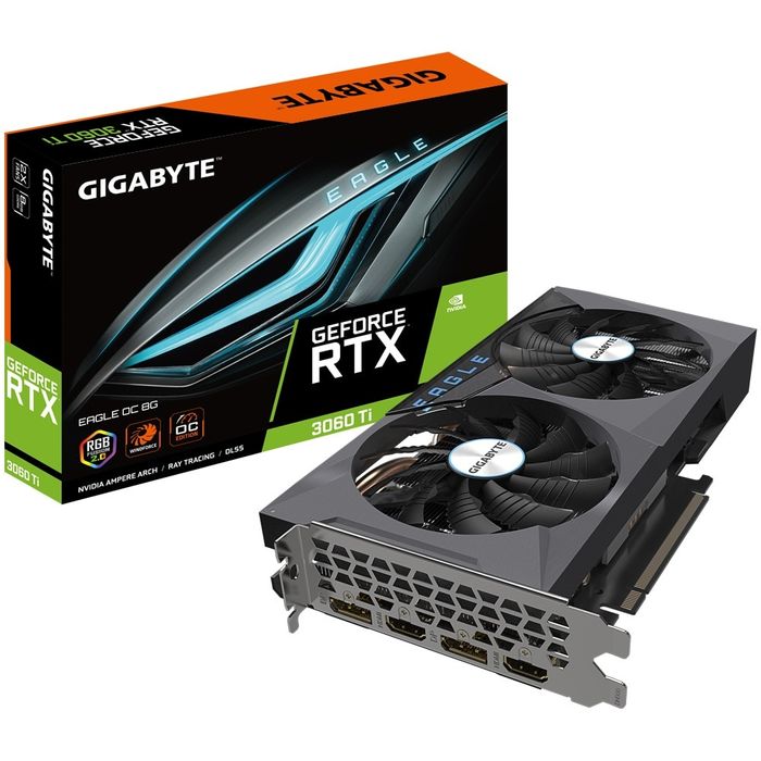 Placa video Gigabyte RTX 3060 TI Eagle OC 8GB