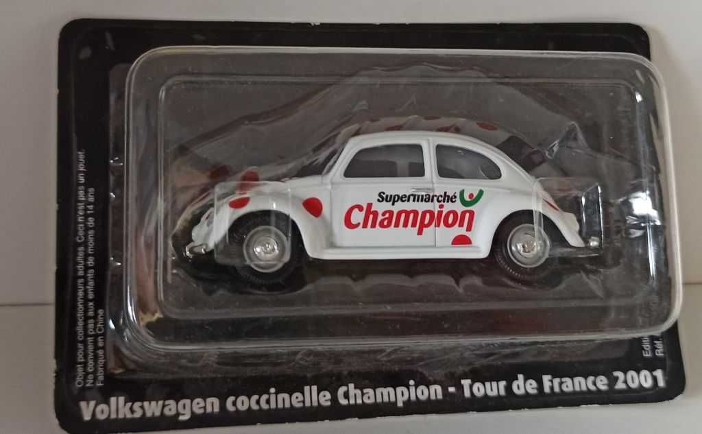 Macheta Volkswagen Beetle (Broscuta) Turul Frantei 2001- Norev 1/43 VW