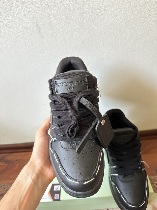 OFF-White Out Of Office Low Sartorial Stitching Black