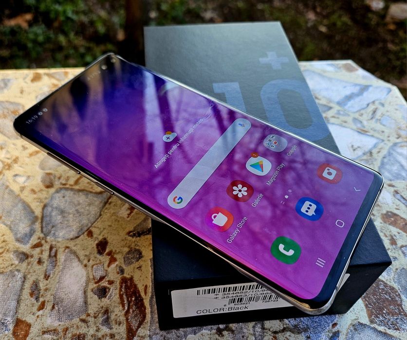 Samsung S10 plus black 128Gb