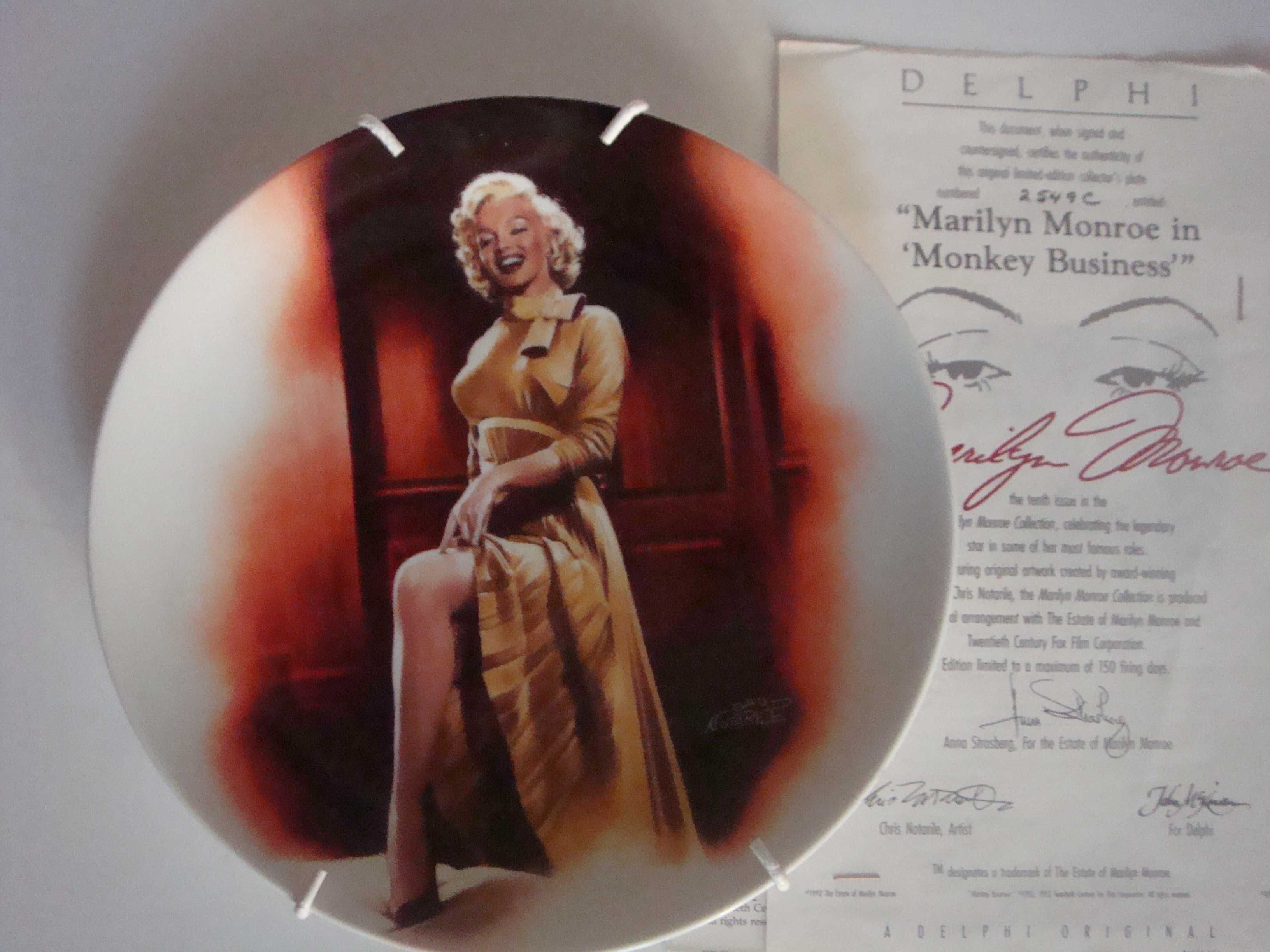 Знакови роли на "Marilyn Monroe"- чинии за стена