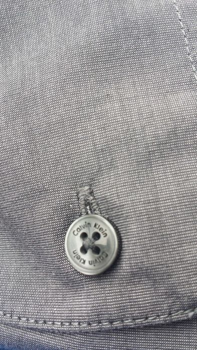 Оригинална памучна риза Calvin Klein Regular Fit (размер 17)