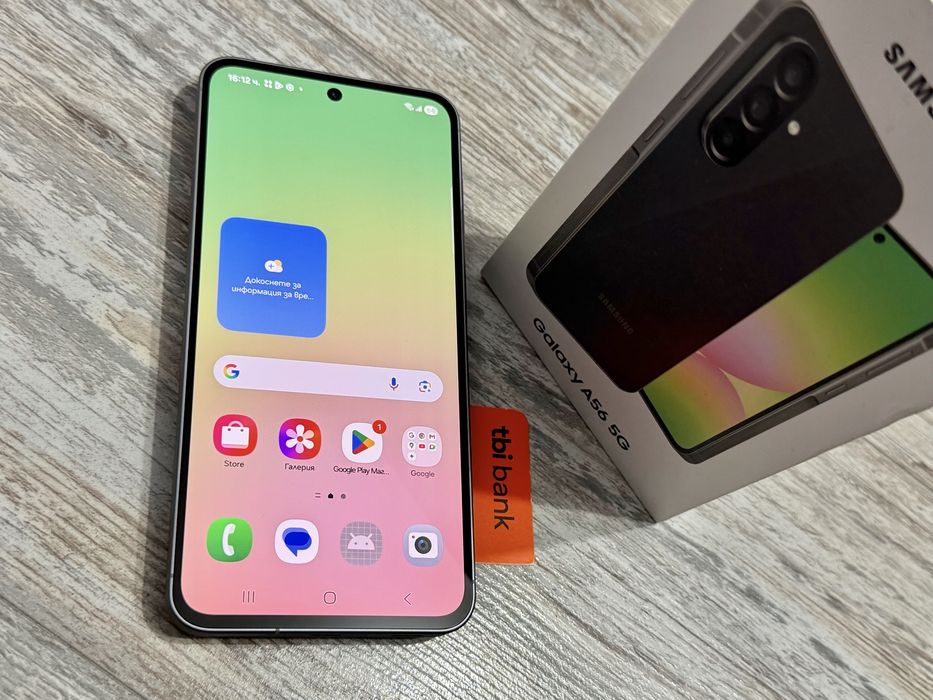 Samsung Galaxy A56 256 GB 5G Dual Sim Като Нов Dual Sim +Esim