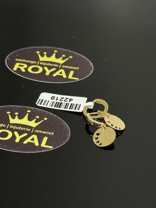 Bijuteria ROYAL : Cercei AUR 14K / 2.05 GR