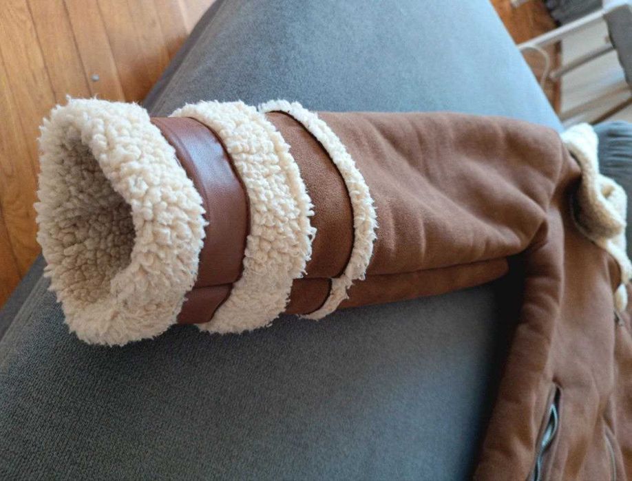 Cojoc cald din blana artificiala