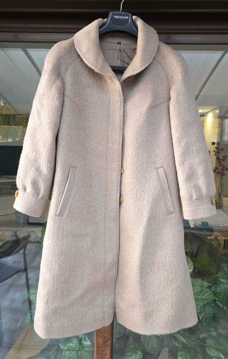 Дамско палто лама и мерино  размер Л-ХЛ