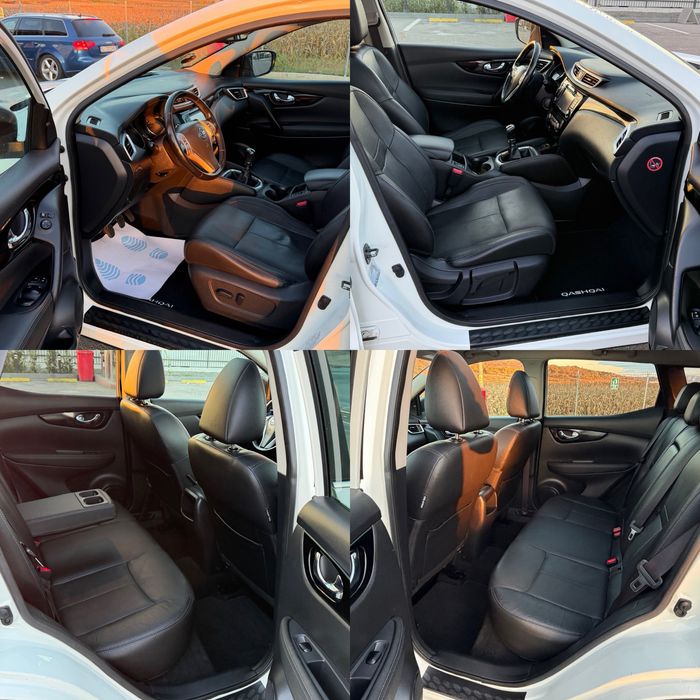 Nissan Qashqai Tekna 2016 / 1.5 DCI / 110 CP / Panoramic / Alb perlat