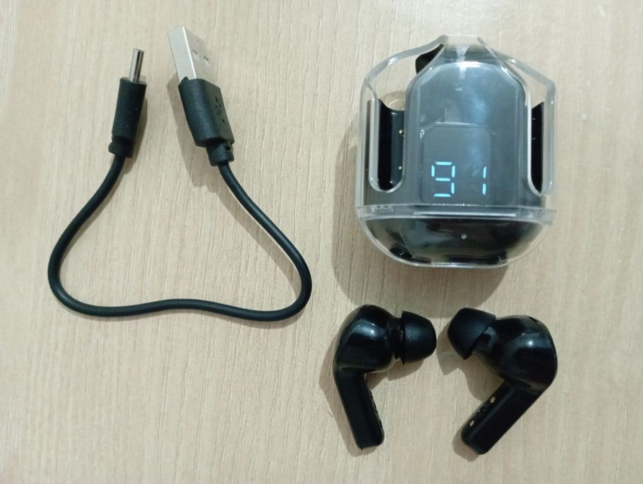 Прозрачные TWS-наушники BT-30, беспроводные V5.3